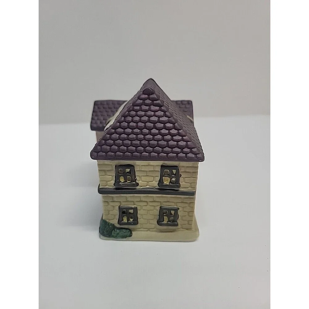 Gift Collection Hand Painted Porcelain Christmas Tea Light‎ Hotel